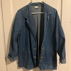 Denim blazer style jacket